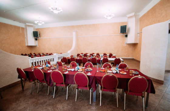 Поминальный зал в Барнаульском крематории